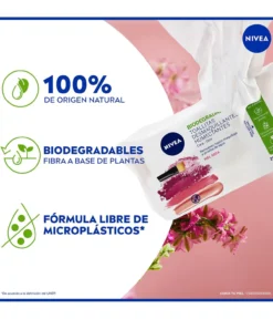 Toallitas Desmaquilladoras Suaves 3en1 Piel Seca/Sensible