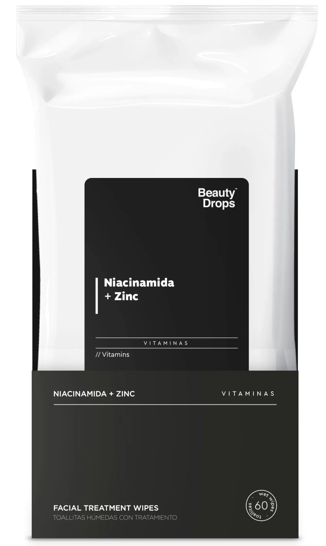 Toallitas Desmaquillantes con Niacinamida + Zinc