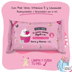 Toallitas Húmedas Fresa Nata