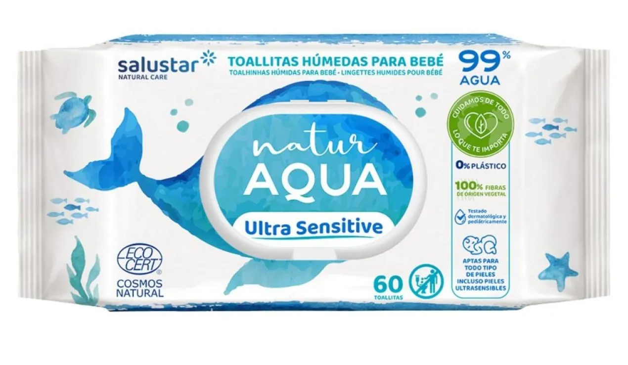 Toallitas Húmedas para bebé NaturAqua