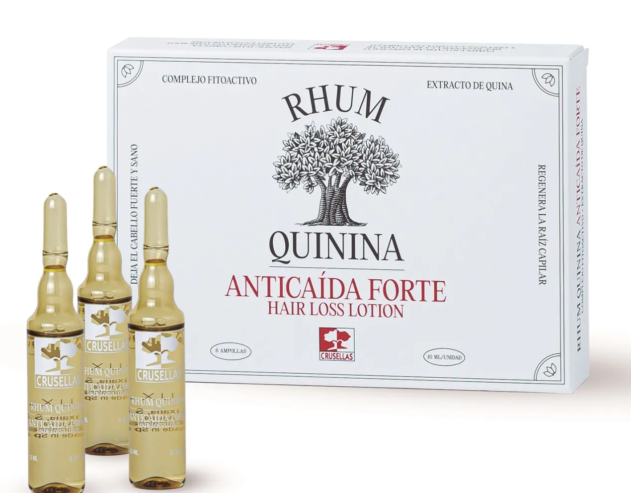 Tratamiento Anticaída en Ampollas con Quina