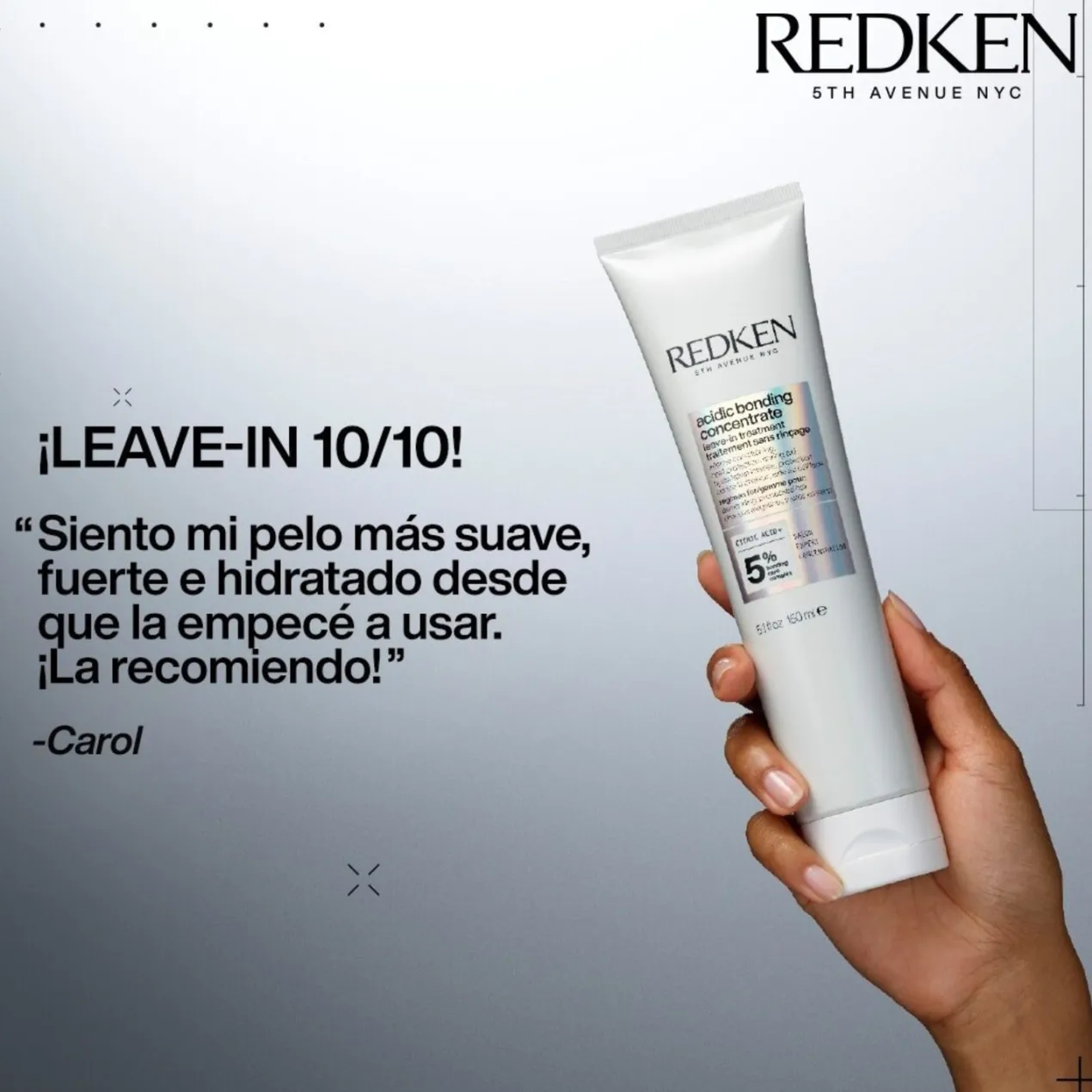 Tratamiento Sin Aclarado Profesional ABC Acidic Bonding Concentrate para cabello dañado