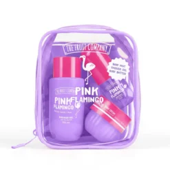 Travel Set Pink Flamingo Body Mist + Shower Gel + Body Butter