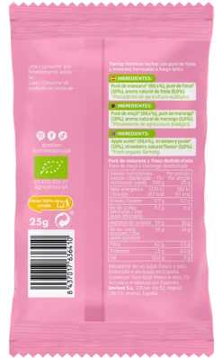 Triboo Snack de Fresa y Manzana Ecológico