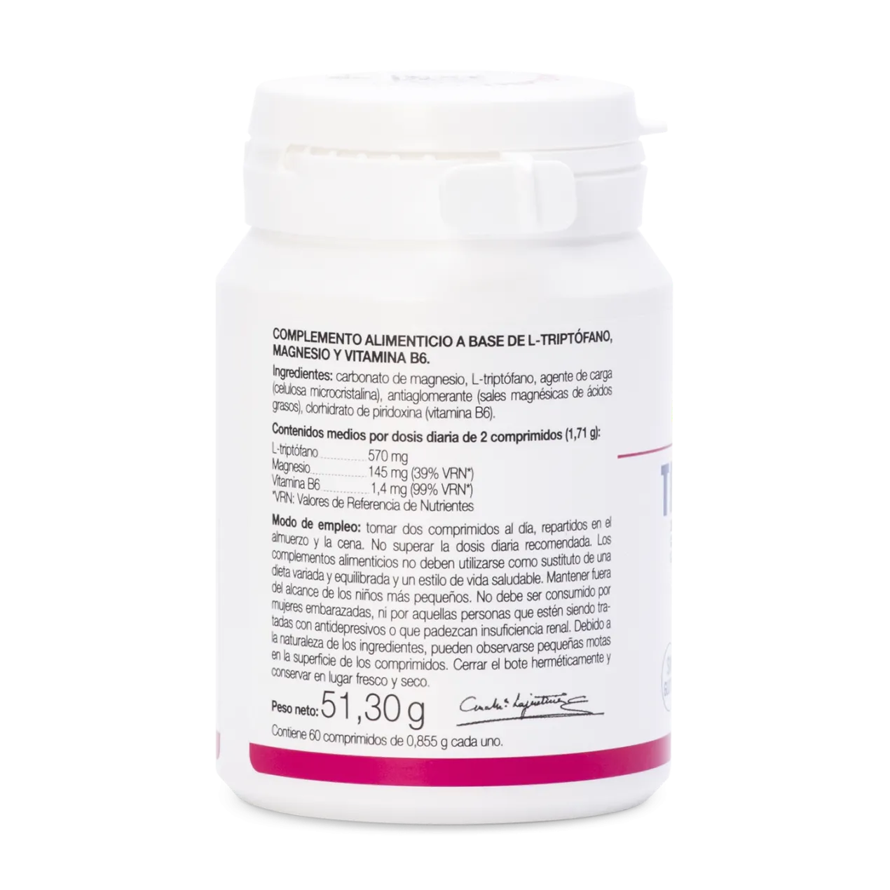 Triptófano con Magnesio + Vitamina B6