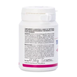 Triptófano Plus Con Ashwagandha+ Rhodiola y Magnesio Comprimidos
