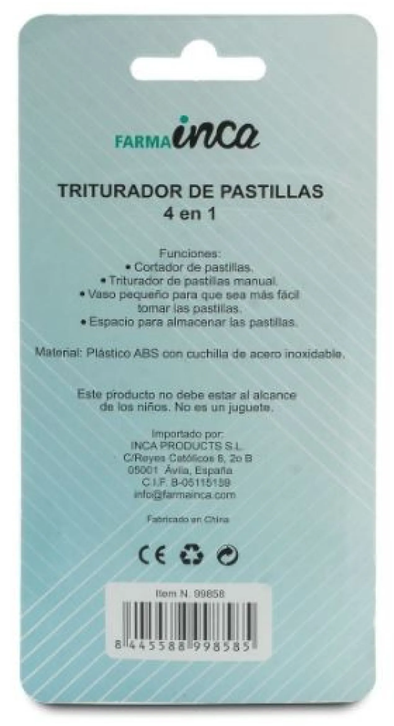 Triturador de Pastillas