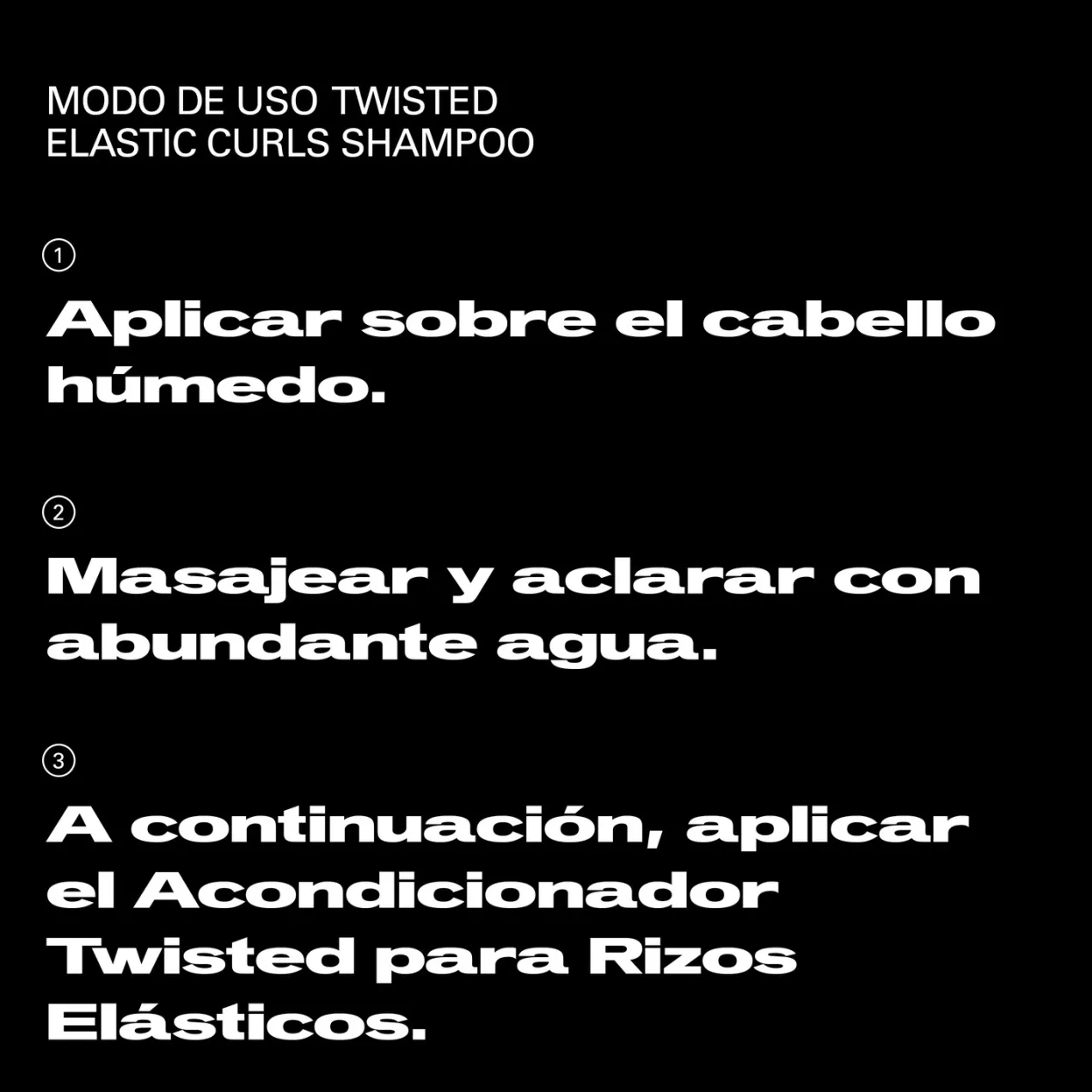 Twisted Champú Hidratante Profesional con Control del Encrespamiento