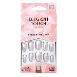 Uñas Adhesivas Manicura Francesa
