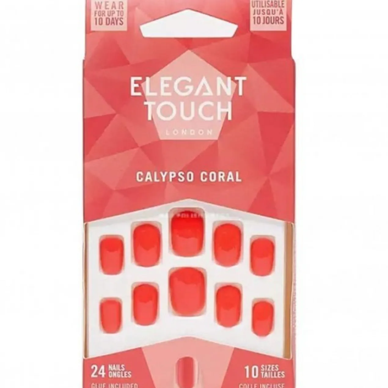 Uñas Postizas Calypso Coral
