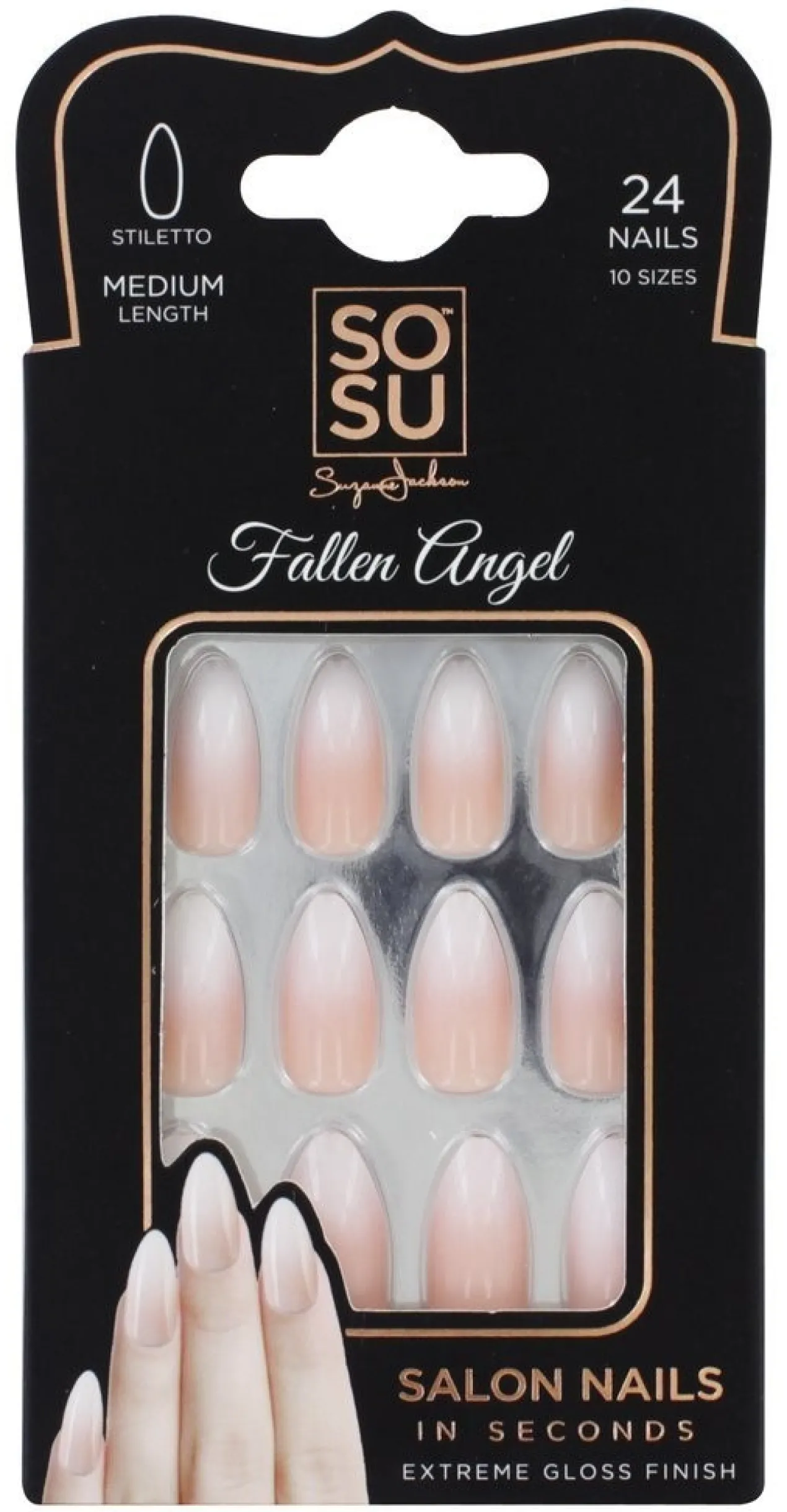 Uñas Postizas Stiletto Fallen Angel