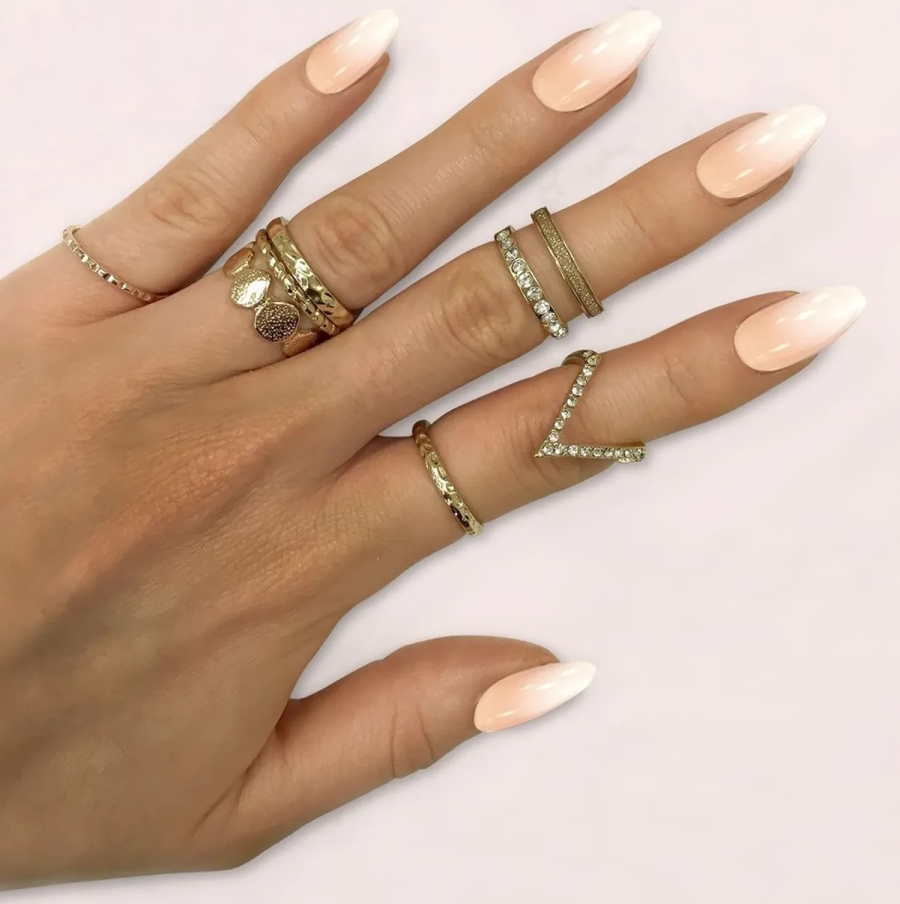 Uñas Postizas Stiletto Fallen Angel