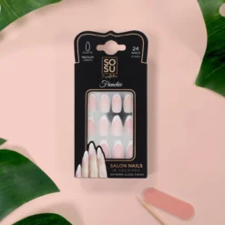 Uñas Postizas Stiletto Frenchie