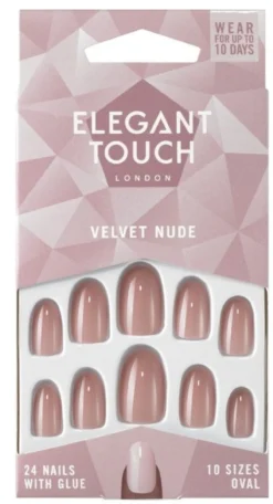 Uñas Postizas Velvet Nude