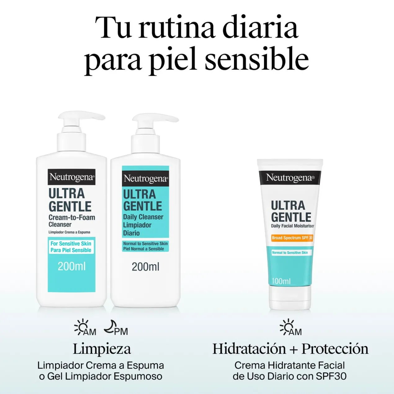 Ultra Gentle Crema Solar Hidratante Facial SPF30