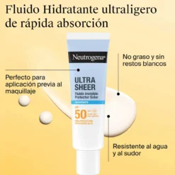Ultra Sheer Protector Solar Facial Invisible Hidratante SPF50