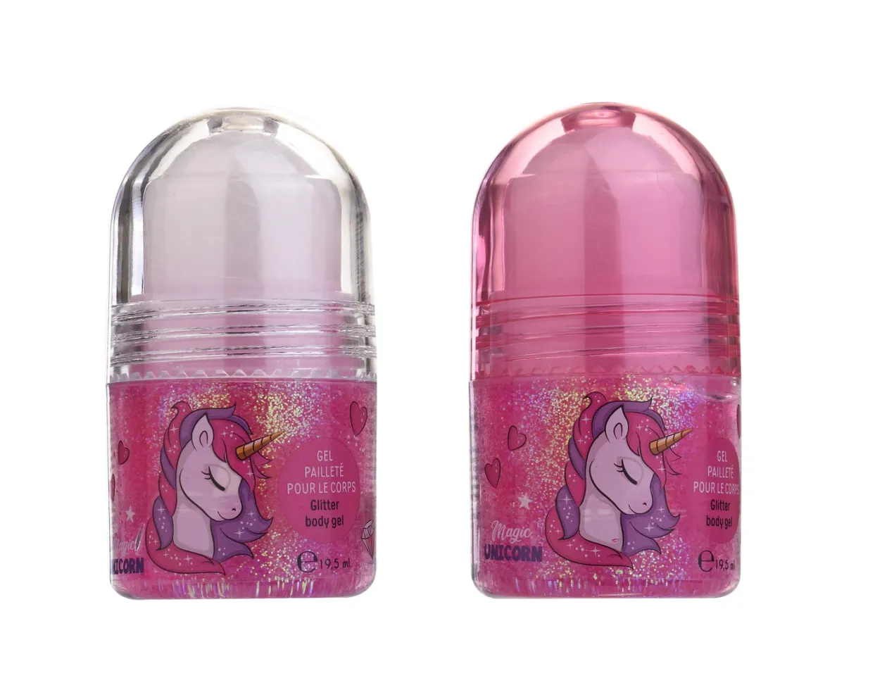 Unicorn Gel Corporal con Brillo Roller