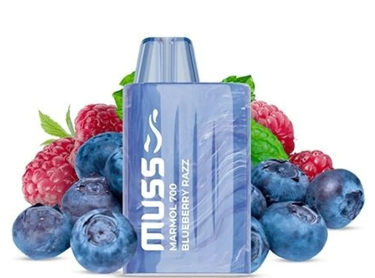 Vapeador Mármol 700 Blueberry Razz