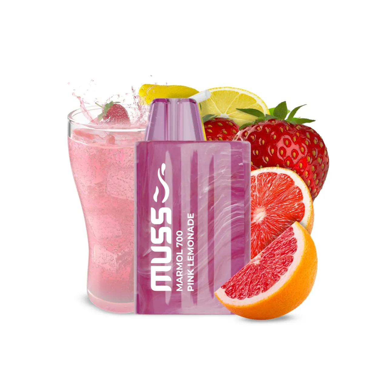 Vapeador Mármol 700 Pink Lemonade