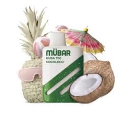 Vaper Desechable Sin Nicotina Kuba 700 Cocoloco