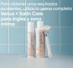 Venus Satin Care 2 en 1 Gel Limpiador + Gel de Depilación