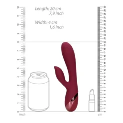 Vibrador de Silicona Loveline by Shots Smooth Silicone Rabbit Vibrator