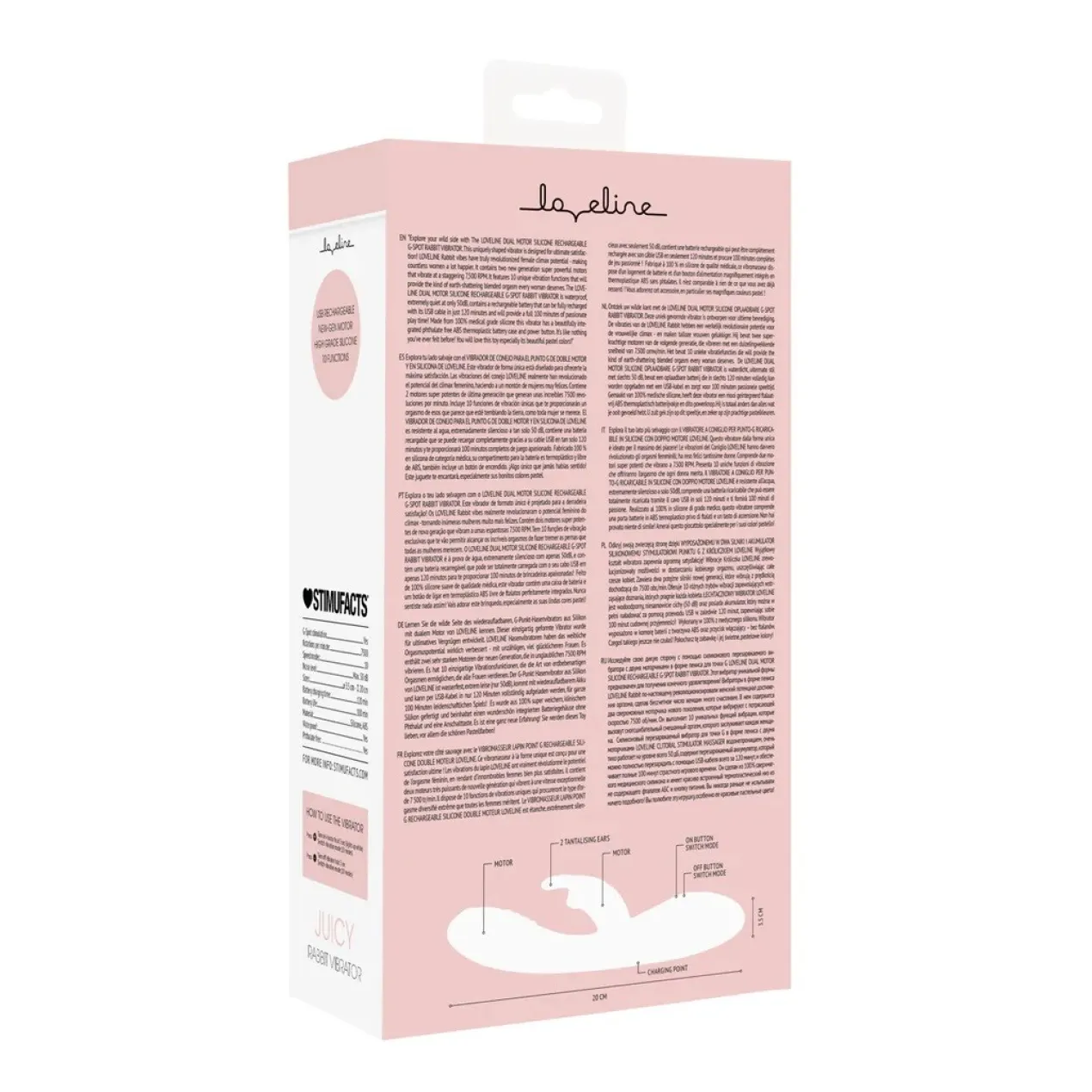Vibrador Loveline by Shots Juicy Rabbit Vibrator