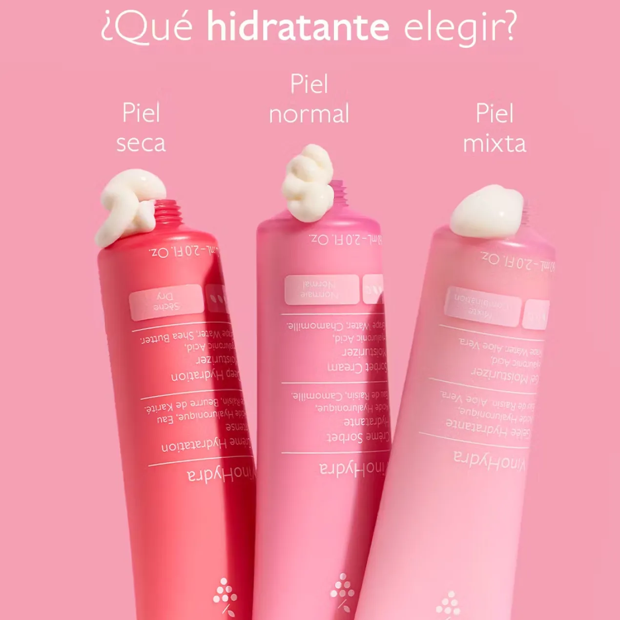 VinoHydra Gel-Crema Hidratante con Ácido Hialurónico + Aloe Vera