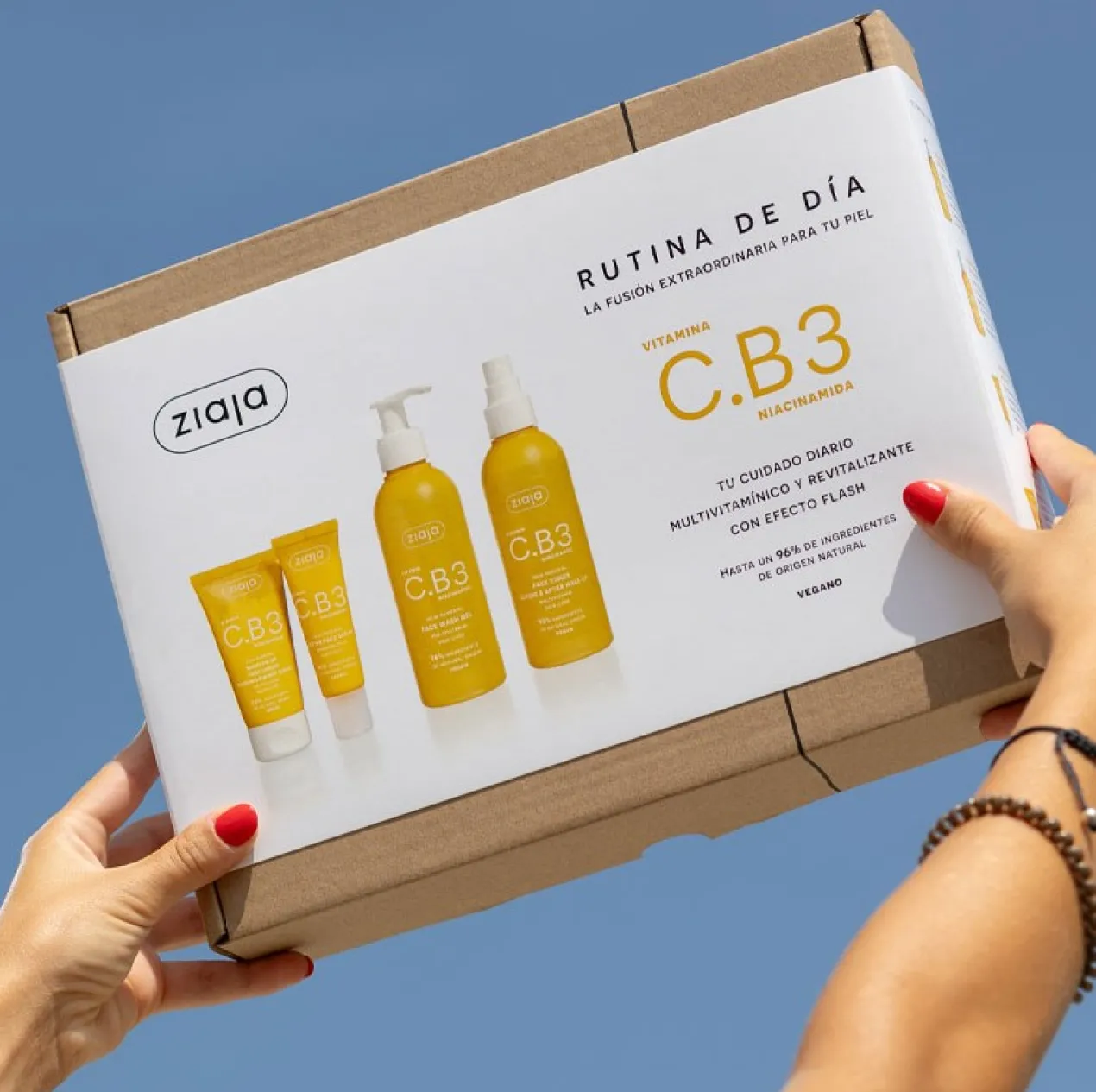 Vitamina C.B3 Niacinamida Set de Rutina Facial de Día