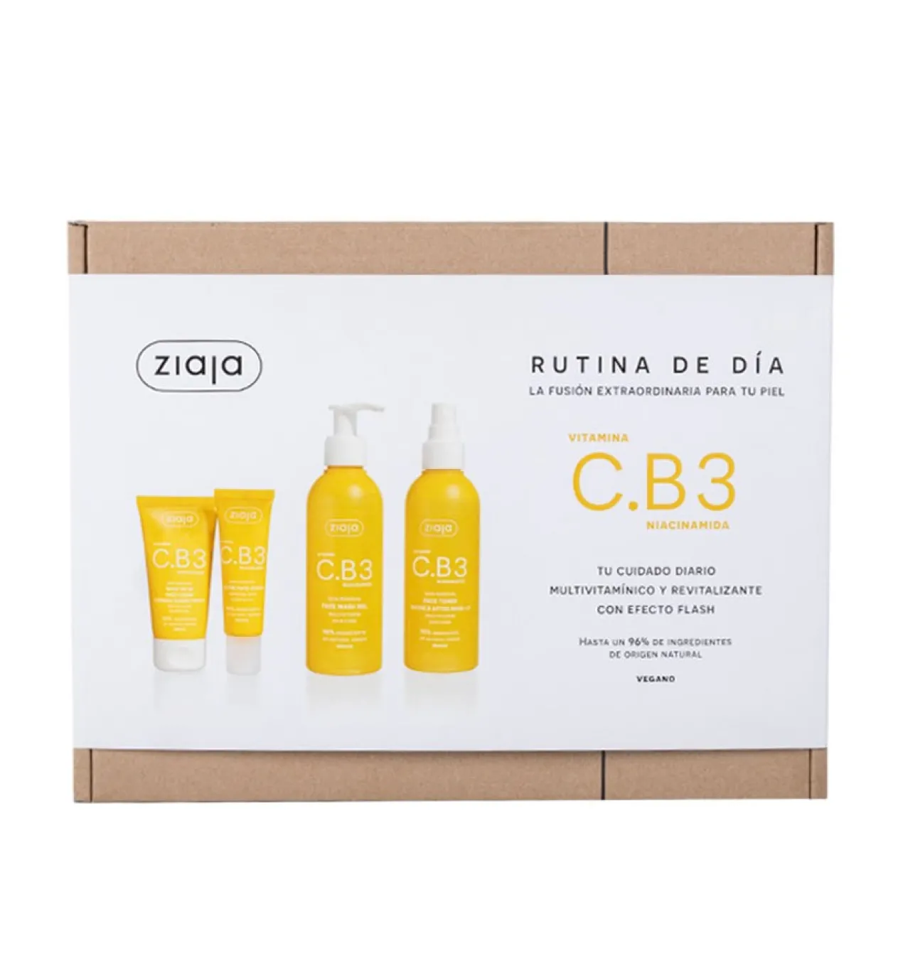 Vitamina C.B3 Niacinamida Set de Rutina Facial de Día