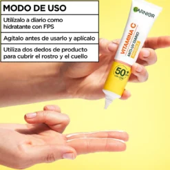 Vitamina C Fluido Antimanchas Anti-UV Diario Invisible FPS50+