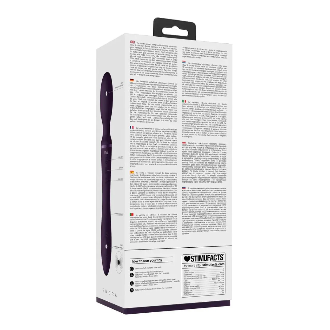 Vive by Shots Enora Varita y Vibrador