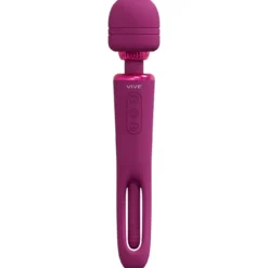 Vive By Shots Kiku Vibrador y Varita de Doble Punta con Innovador Estimulador