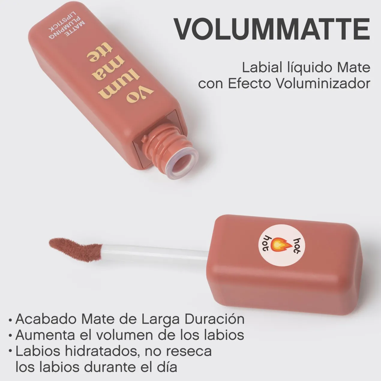 Volummatte Labial Líquido Voluminizador Mate