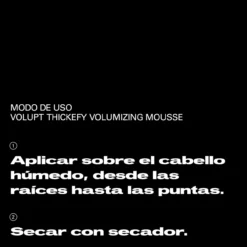 Volupt Thickefy Espuma Voluminizadora Profesional