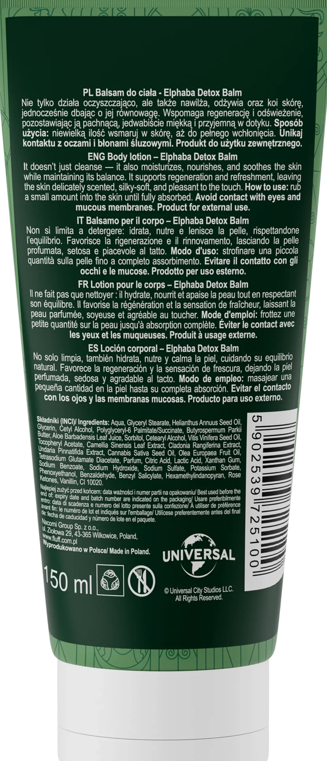 Wicked Elphaba Detox Balm Loción Corporal