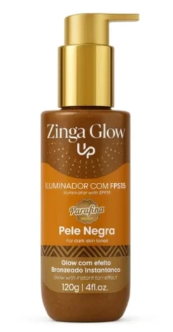 Zinga Glow Loción Iluminadora Piel Negra SPF15
