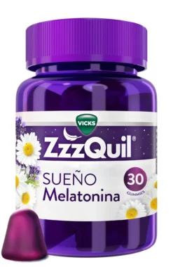 ZZZQUIL Natura Gummies Melatonina Ayuda para Dormir