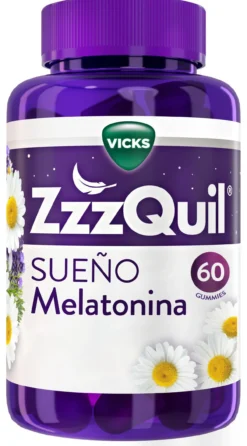 ZZZQUIL Natura Gummies Melatonina Ayuda para Dormir
