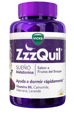 ZZZQUIL Natura Gummies Melatonina Ayuda para Dormir