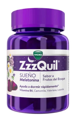 ZZZQUIL Natura Gummies Melatonina Ayuda para Dormir
